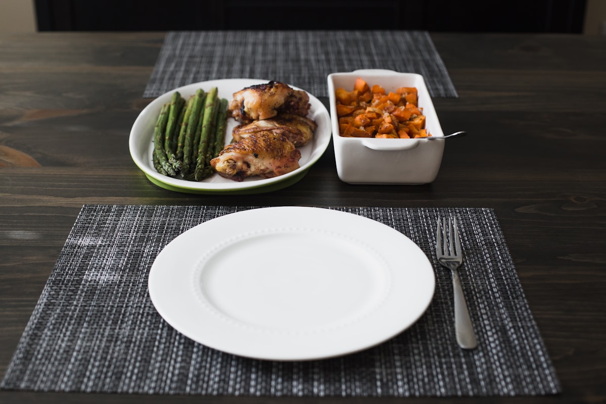 Fresh vegetables and cooking preparation
